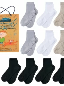 Набор для мальчиков из 10 пар носков LORENZline, Л32-10, микс