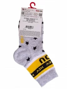 Детские носки Conte kids, 5С-11СП, рис. 501, СВЕТЛО-СЕРЫЕ