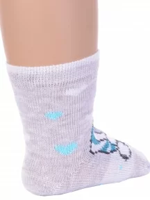 Детские носки Брестские (БЧК), 14С3081, рис. 4048, СВЕТЛО-СЕРЫЕ МЕЛАНЖ