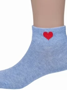 Детские носки "НАШЕ" Смоленской чулочной фабрики, 222С58, рис. 4, ГОЛУБАЯ ДЫМКА МЕЛАНЖ №9-4