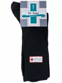 Комплект из 3 пар мужских медицинских носков Dr. Feet (PINGONS) из 100% бамбука, 3-19DF1, ЧЕРНЫЕ