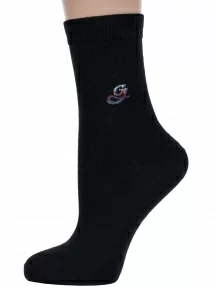 Комплект из 5 пар детских носков Гамма, 5-С475, ЧЕРНЫЕ