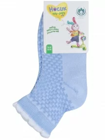 Детские носки "Борисоглебский трикотаж", 8С953, №4 ГОЛУБЫЕ