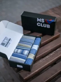 Набор из 10 пар мужских носков MSCLUB №М54, ВИ10-НМ54, микс