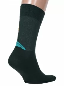 Мужские носки MSCLUB №М35, nm-388, ТЕМНО-ЗЕЛЕНЫЕ