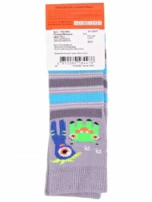 Детские махровые носки Брестские (БЧК), 14С3060, рис. 4025, СЕРО-СИРЕНЕВЫЕ