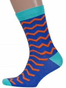 Носки unisex ХОХ FANTASY, XF-22, ВАСИЛЬКОВЫЕ