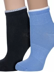 Комплект из 2 пар женских носков Брестские (БЧК), 2-14С1302, микс 4