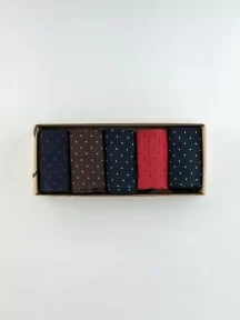 Набор из 5 пар мужских носков "Нева-Сокс", НС-5-НМ222, "Точки"