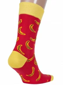 Мужские носки LORENZline, Е33, КРАСНО-ЖЕЛТЫЕ