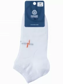 Мужские носки "НАШЕ" Смоленской чулочной фабрики, 522С7, рис. 1, БЕЛЫЕ №0