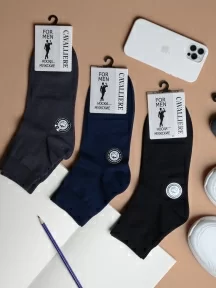 Комплект из 3 пар мужских носков CAVALLIERE (RuSocks), 3-С-333, микс 1