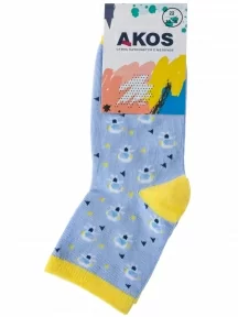 Детские носки Akos, CK41900 018, ГОЛУБЫЕ