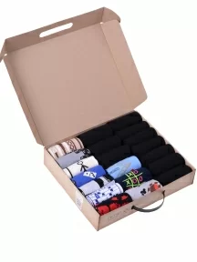 Набор из 20 пар мужских носков MSCLUB №М42, ВИМ20-42, микс "Игры"