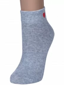 Женские носки "НАШЕ" Смоленской чулочной фабрики, 422С40, рис. 1, СЕРЫЕ МЕЛАНЖ №54-4