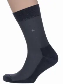 Мужские носки с махровым следом RuSocks (Орудьевский трикотаж) ТЕМНО-СЕРЫЕ (М-195)