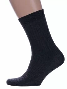 Мужские носки GRAND LINE, М-60, ГРАФИТ