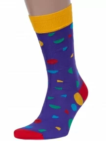 Мужские носки LORENZline, Е39, ФИОЛЕТОВЫЕ