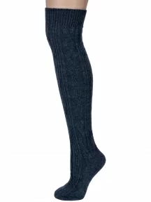 Женские гольфины RuSocks (Орудьевский трикотаж) ТЕМНО-СИНИЕ (Ж-156)
