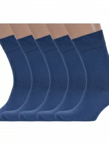Комплект из 5 пар мужских носков Брестские (БЧК), 5-14С2122, рис. 000, ДЖИНС