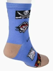 Комплект из 5 пар детских носков LORENZLine, 5-Л41, БЕЖЕВО-ГОЛУБЫЕ