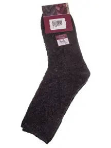 Женские полушерстяные носки RuSocks (Орудьевский трикотаж) ТЕМНО-СЕРЫЕ (Ж3-38847)