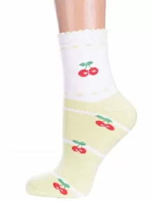 Детские махровые носки LORENZline, П3М, САЛАТОВЫЕ