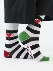 Носки unisex St. Friday Socks, tel-1068-02, "Очень полосатые дела"