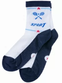 Детские носки LORENZline БЕЛО-СИНИЕ (Л75)
