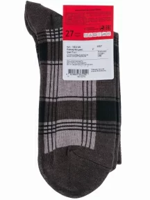 Мужские носки Брестские (БЧК), 15С2125, рис. 046, ТЕМНО-КОРИЧНЕВЫЕ МЕЛАНЖ