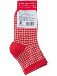 Женские носки Akos, FW41N4, КРАСНЫЕ
