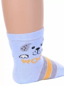 Детские носки Брестские (БЧК), 14С3081, рис. 4049, БЛЕДНО-ГОЛУБЫЕ