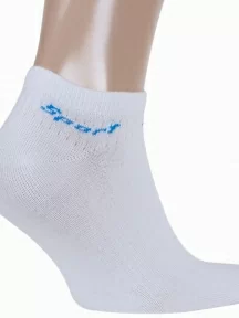 Мужские носки VASILINA, 6С3138, БЕЛЫЕ с синим