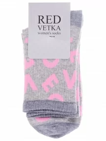 Женские спортивные носки "Красная ветка", С-2201, СЕРЫЕ