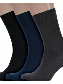 Комплект из 3 пар мужских носков DiWaRi, 3-5С-08СП, микс 6