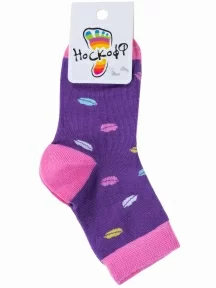 Детские носки "Носкофф" (АЛСУ), НД1, рис. 4090, ФИОЛЕТОВЫЕ