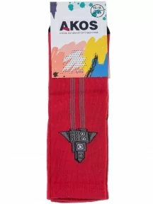 Детские носки Akos, CK41800 046, КРАСНЫЕ