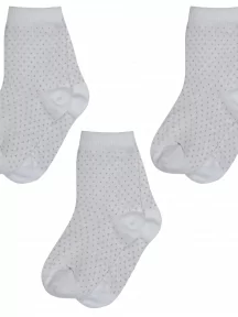 Комплект из 3 пар детских носков RuSocks (Орудьевский трикотаж), 3-Д3-13791, ЭКРЮ
