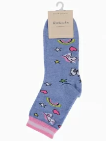 Детские носки RuSocks (Орудьевский трикотаж), Д-31353, рис. 05, ДЖИНС