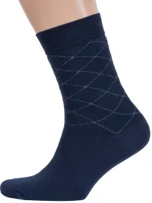 Мужские махровые носки RuSocks (Орудьевский трикотаж) ТЕМНО-СИНИЕ (М3-33063)
