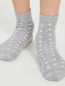 Детские носки LORENZline, Л103, СЕРЫЕ в горох