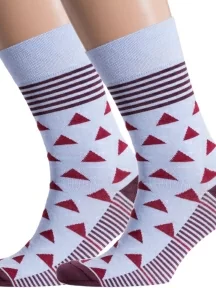 Комплект из 2 пар мужских носков MSCLUB №М09, 2-NM-93, ГОЛУБЫЕ