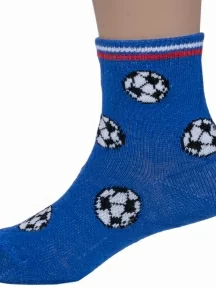 Детские носки "НАШЕ" Смоленской чулочной фабрики, 222С70, рис. 28, ГОЛУБЫЕ (ОЛИМПИЙСКИЙ) №21