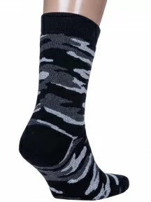 Мужские махровые носки "НАШЕ" Смоленской чулочной фабрики, 532С8, рис. 1, ЧЕРНЫЕ №1