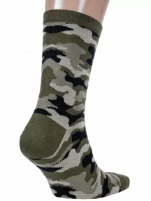 Мужские бамбуковые носки "Носкофф" (АЛСУ), НМ104, рис. 3013, СВЕТЛЫЙ ХАКИ