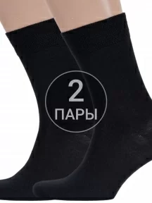 Комплект из 2 пар мужских носков Брестские (БЧК), 2-14С2122, рис. 000, ЧЕРНЫЕ