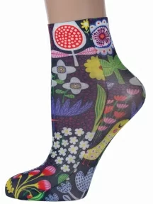 Женские носки Conte, 18С-76СП, рис. 201, МУЛЬТИКОЛОР