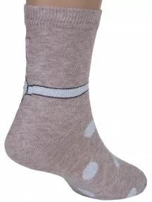 Детские носки RuSocks (Орудьевский трикотаж), Д3-13030, рис. 01, БЕЖЕВЫЕ