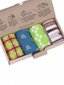 Набор из 4 пар мужских носков MSCLUB, ВИМ4-29-38-42, микс