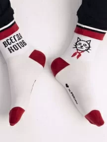 Укороченные носки unisex St. Friday Socks, 515-2, "Всегда котов"